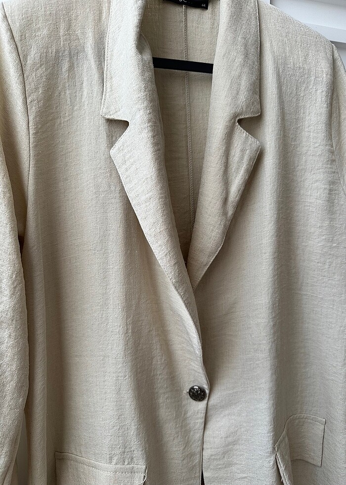 Keten ceket - Görsel 3