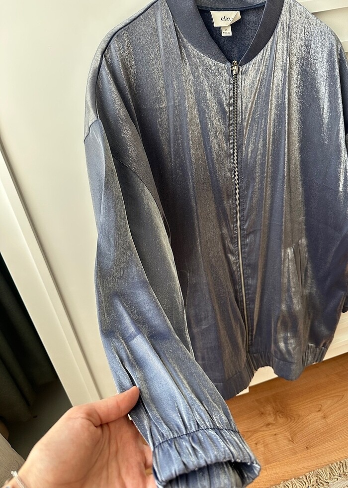 Parlak swet hırka - Görsel 2