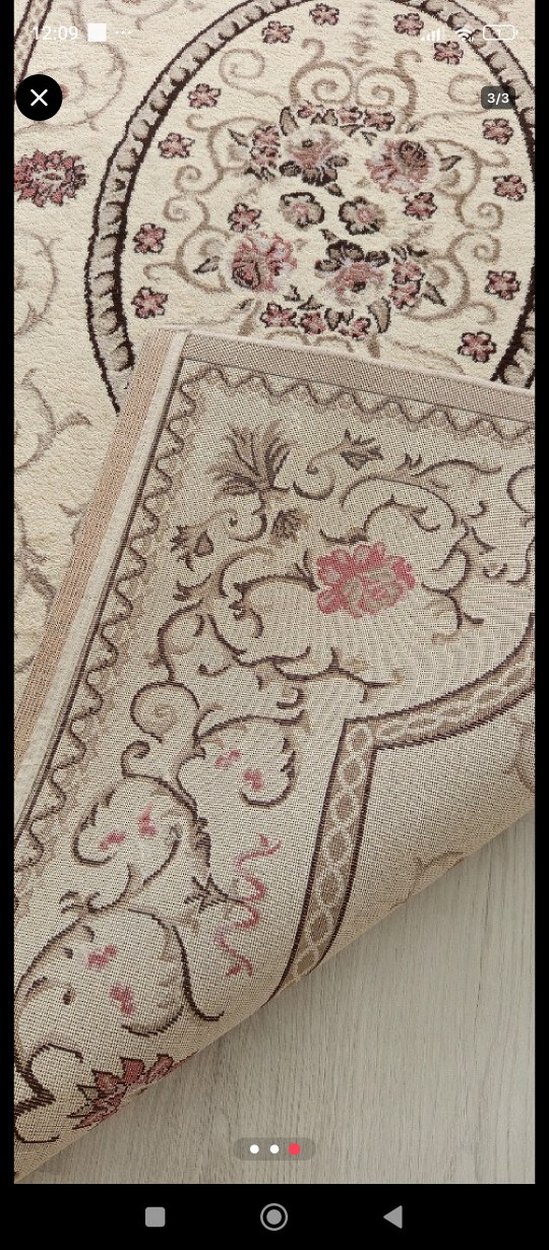 Bej Klasik Desenli Halı 4;MT kare - Görsel 2