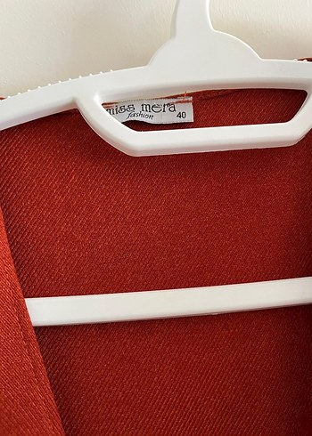 turuncu V Yakalı Hemşirelik Sabahlığı - Görsel 3