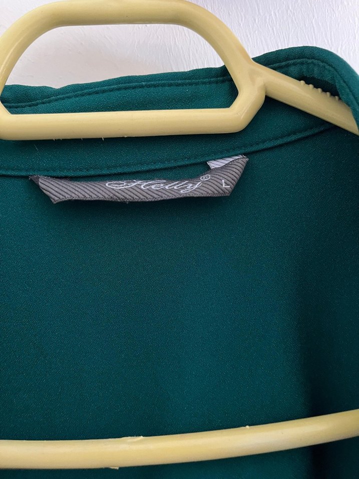 Düğmeli Yeşil Midi Hamile Ceketi - Görsel 2