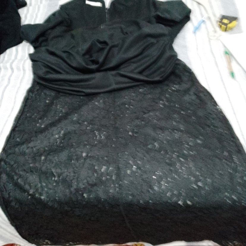 markalı kaliteli bayan dantelli elbise - Görsel 2