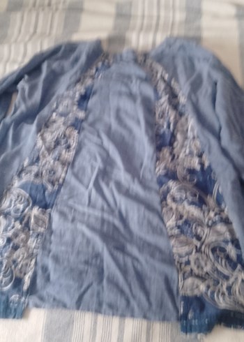 m Beden mavi Renk kaliteli bayan tunik