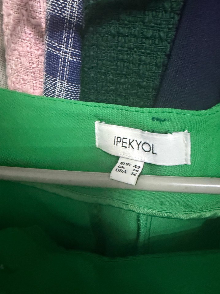 Yeşil Kadın Blazer ve Pantolon Takım - Görsel 3