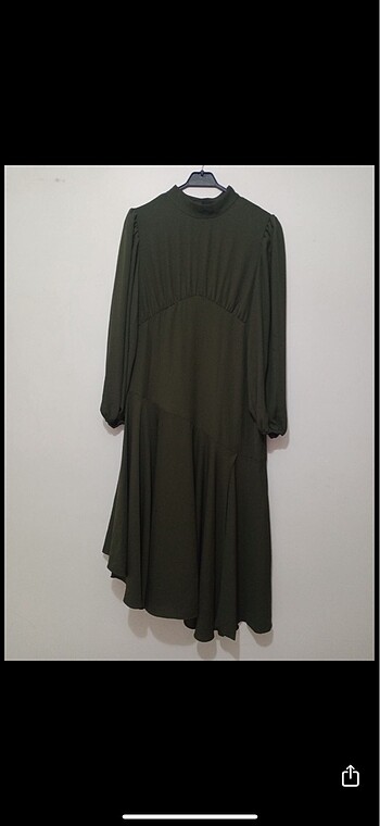 xl Beden haki Renk Maxi elbise