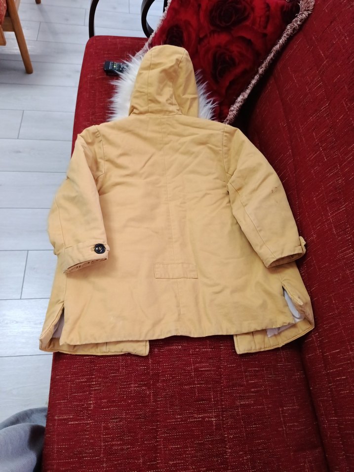 Zara Kids Bej Desenli Çocuk Mont - Görsel 3