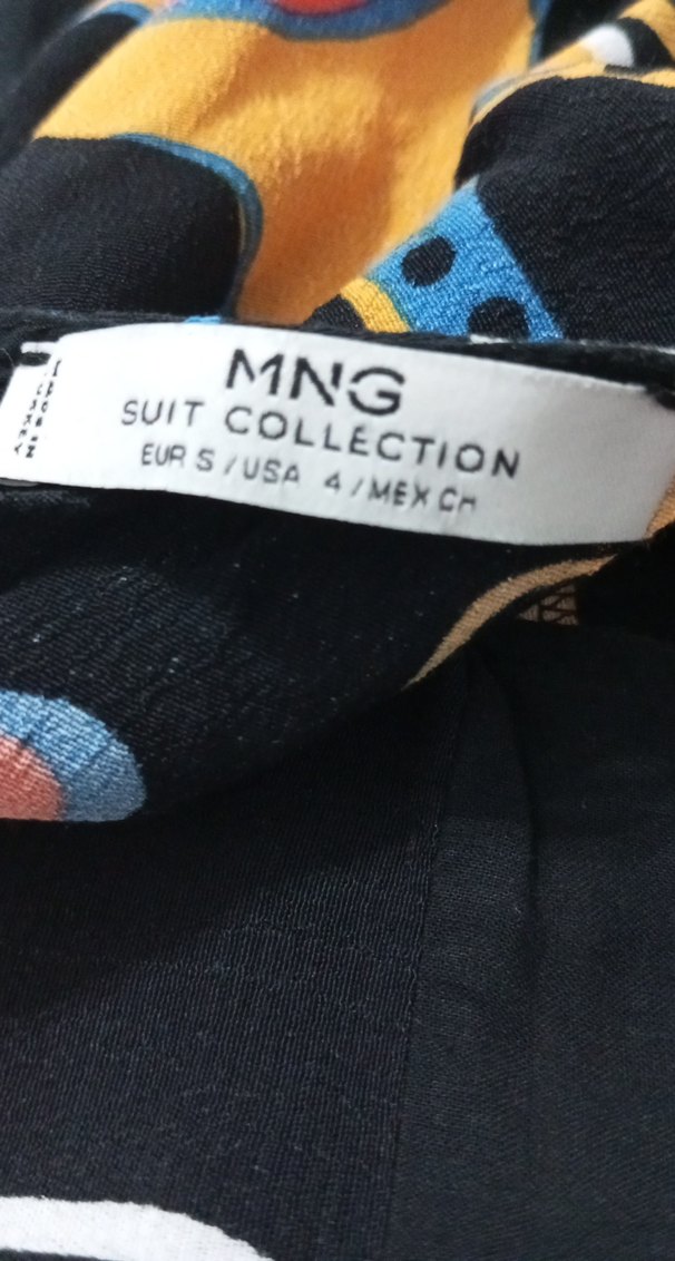 desenli bohem kısa kolsuz elbise - Görsel 4