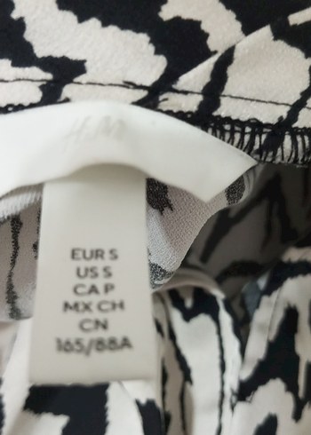 Uzun Kollu Zebra Desenli Fırfırlı Bluz - Görsel 5