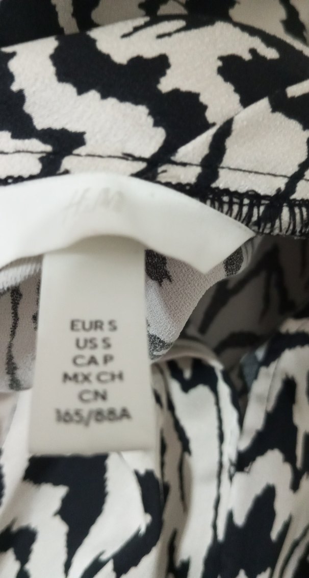 Uzun Kollu Zebra Desenli Fırfırlı Bluz - Görsel 5