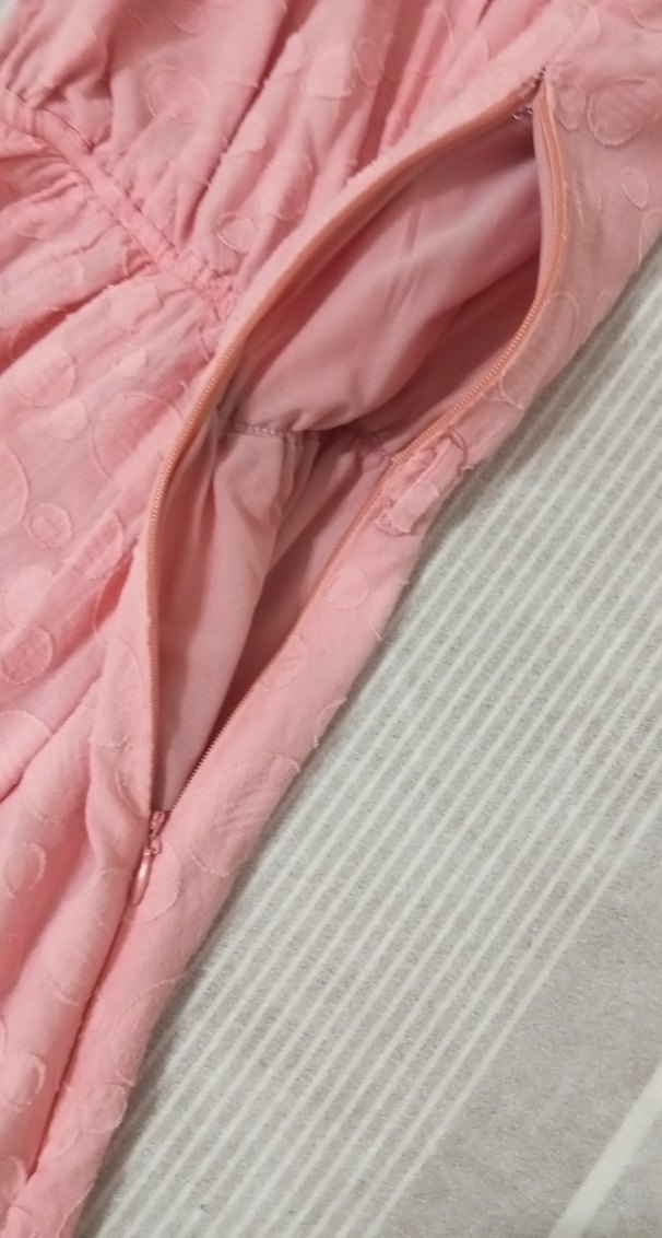 Pembe Kolsuz  Midi Elbise - Görsel 3