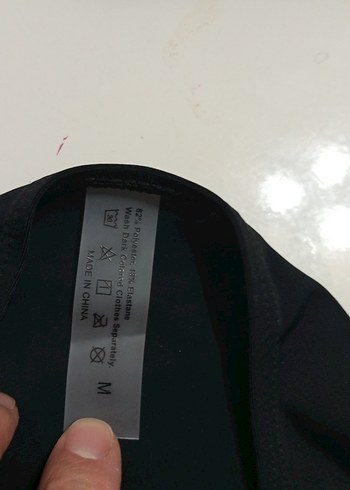 Beyaz Siyah Mini Bikini, Kemerli, İnce Askılı - Görsel 6