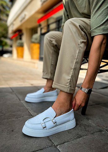 Diğer Minimalist Beyaz Loafer