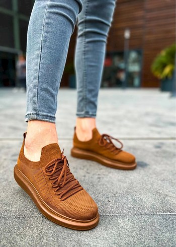 Diğer Sehir Stiline Uygun Kahverengi Bagcikli Sneaker