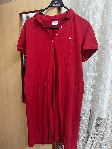 U.S Polo Assn. kırmızı elbise