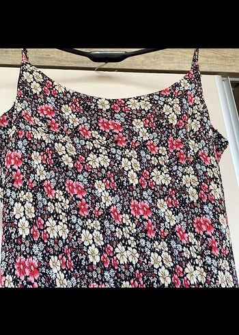 Uzun çiçekli dar elbise - Görsel 2