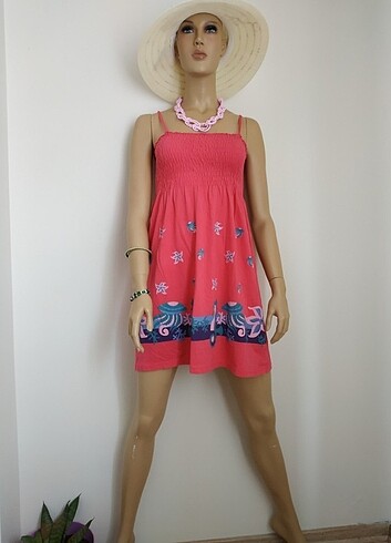 Pembe Bershka Elbise