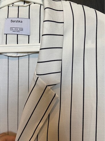 s Beden Stradivarius çizgili blazer ceket