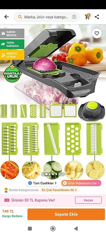 salata makinası