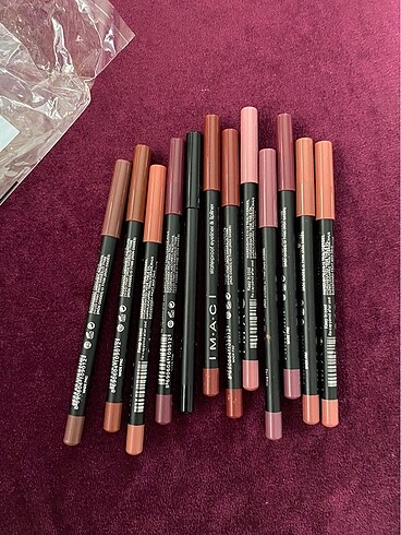 Diğer 12 li dudak kalemi eyeliner