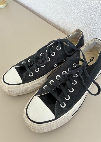 Siyah Converse Kadın Spor Ayakkabı - Görsel 6