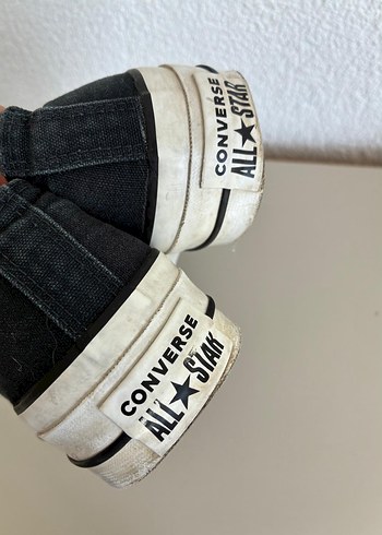 Siyah Converse Kadın Spor Ayakkabı - Görsel 5