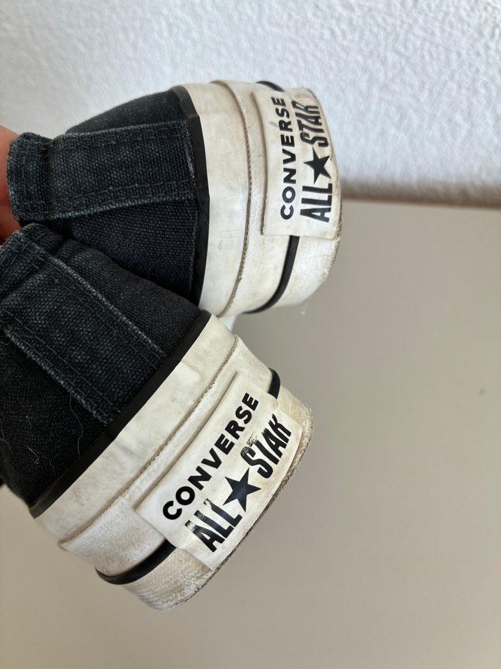 Siyah Converse Kadın Spor Ayakkabı - Görsel 5