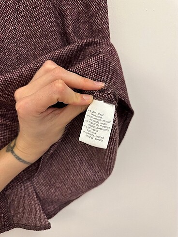 Blu Marine Yün Etek, işlemeli - Görsel 6