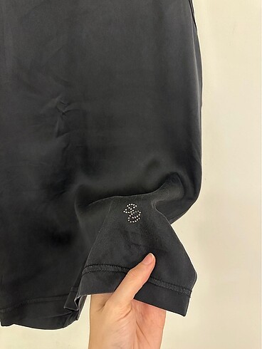 Silk & Cashmere Silk & Cashmere yüzde yüz ipek bluz