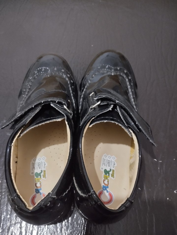 Erkek Çocuk Siyah Rugan Özel Ayakkabı - Görsel 3