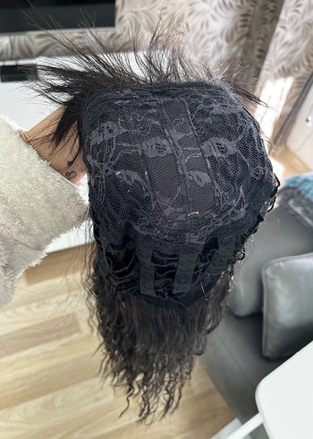 Koyu kestane tonlu cilt görünümlü peruk - Görsel 4