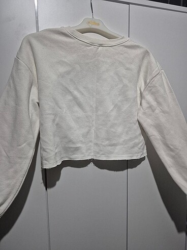 m Beden beyaz Renk Sweat crop