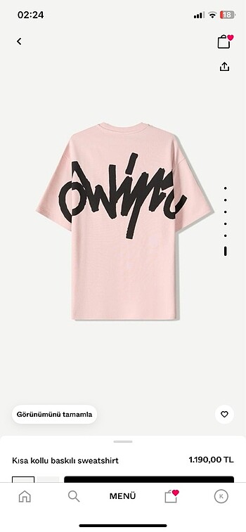 Bershka Bershka oversize tişört