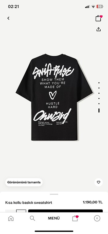 Bershka Bershka oversize tişört