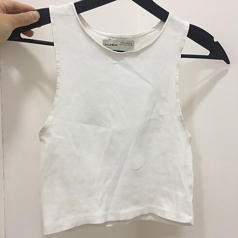 Pull bear fitilli crop bluz