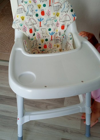 Beyaz Çocuk Mama Sandalyesi