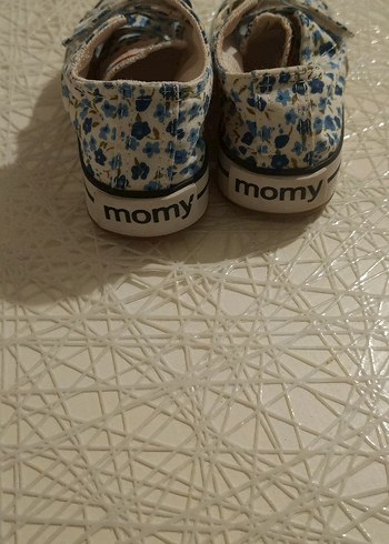 Kız Çocuk Mavi Bağcıksız Spor Ayakkabı - Görsel 3