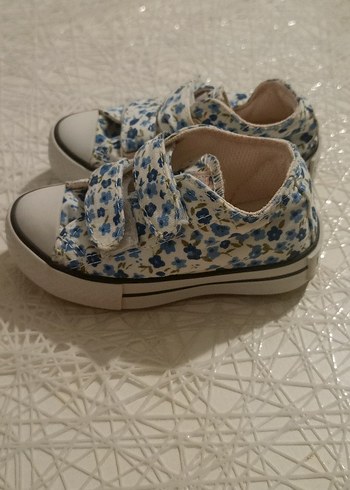 Kız Çocuk Mavi Bağcıksız Spor Ayakkabı - Görsel 4