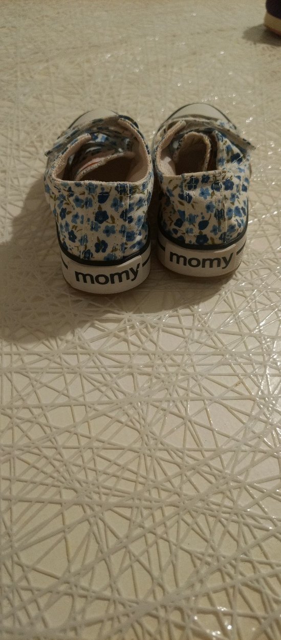 Kız Çocuk Mavi Bağcıksız Spor Ayakkabı - Görsel 3