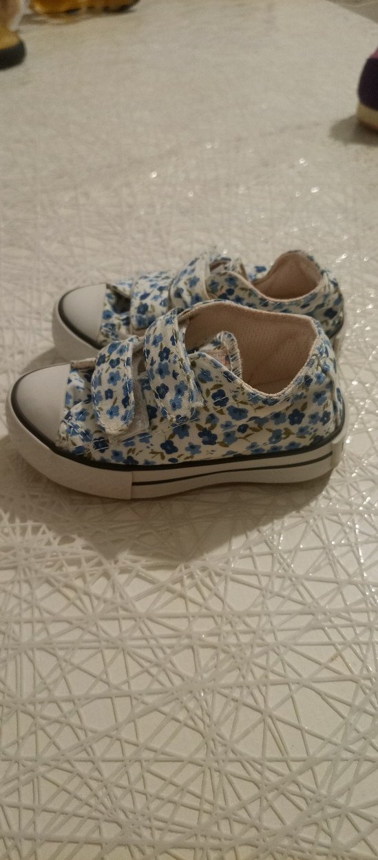 Kız Çocuk Mavi Bağcıksız Spor Ayakkabı - Görsel 4