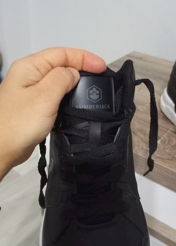 Siyah Bağcıklı Erkek Spor Ayakkabı - Görsel 7