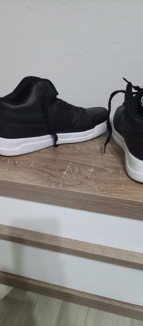 Siyah Bağcıklı Erkek Spor Ayakkabı - Görsel 4