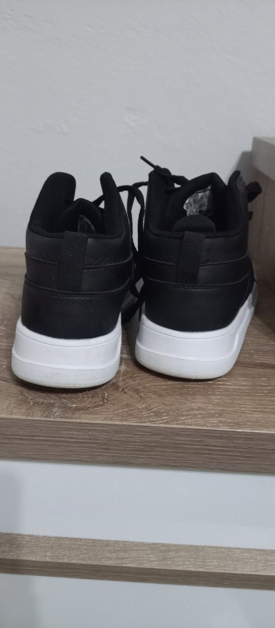 Siyah Bağcıklı Erkek Spor Ayakkabı - Görsel 5