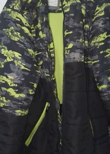 Kapüşonlu Kamuflaj Desenli Erkek Mont - Görsel 4