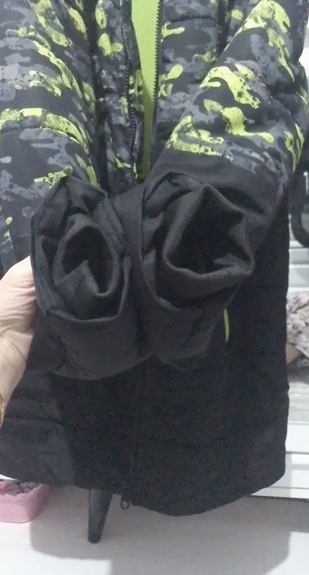 Kapüşonlu Kamuflaj Desenli Erkek Mont - Görsel 5