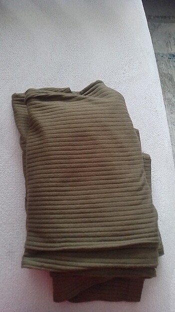 diğer Beden haki Renk 4xl Fitilli kumaş haki renk takım
