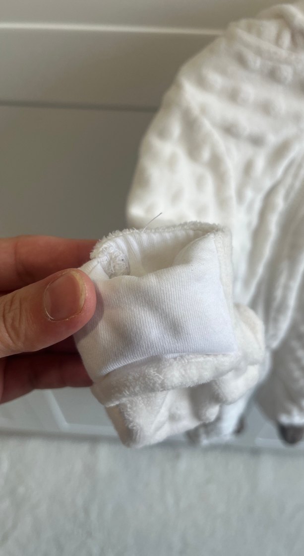 Bebek Kız Beyaz Kürklü Tulumu - Görsel 2