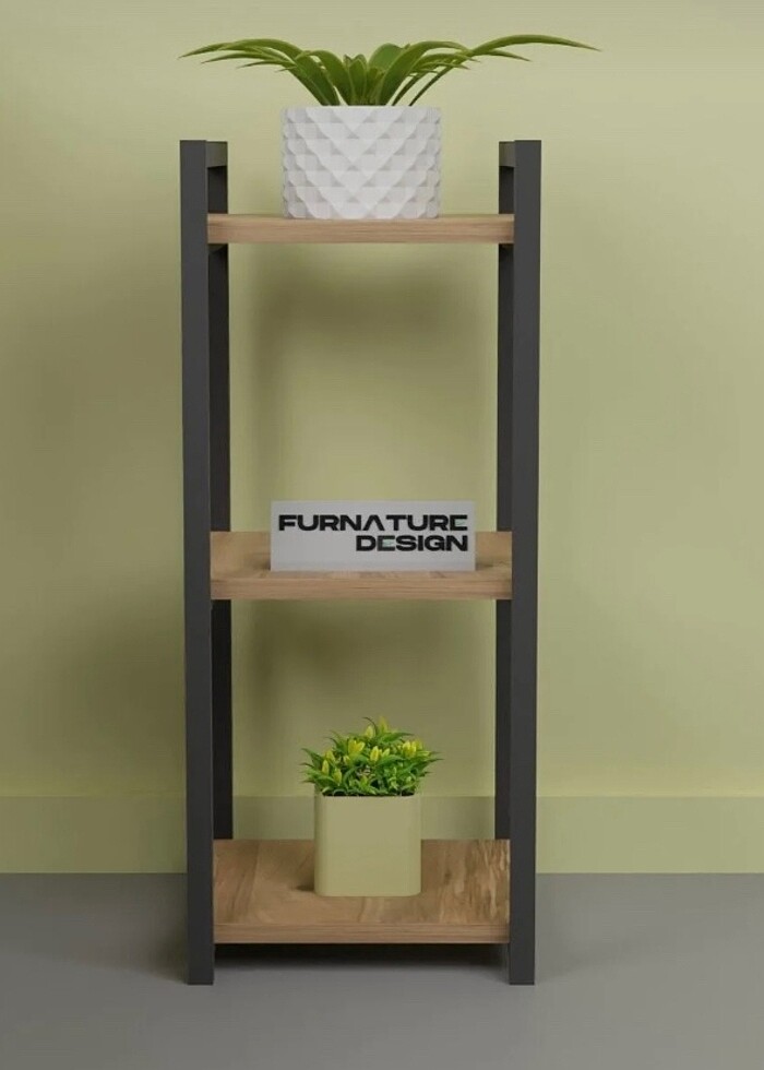 Raf kitaplık çiceklik - Görsel 2