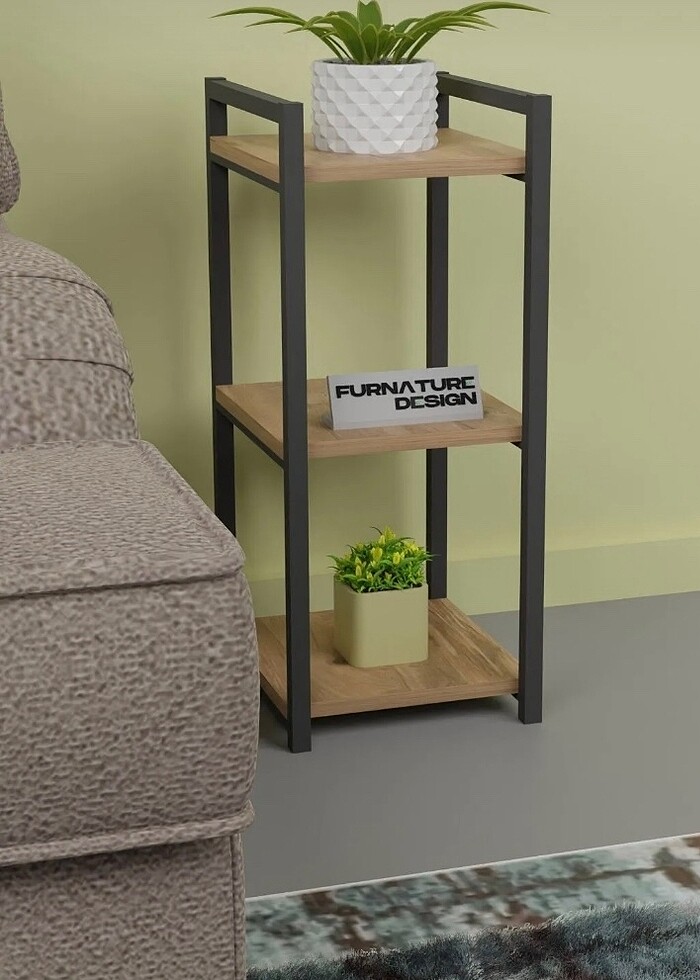 Raf kitaplık çiceklik - Görsel 3