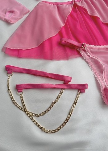 Edlingerie Marka Pembe Takım - Görsel 3