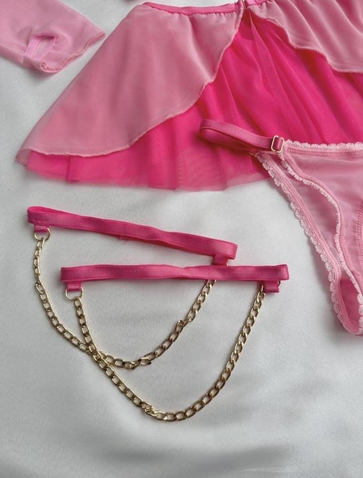 Edlingerie Marka Pembe Takım - Görsel 3